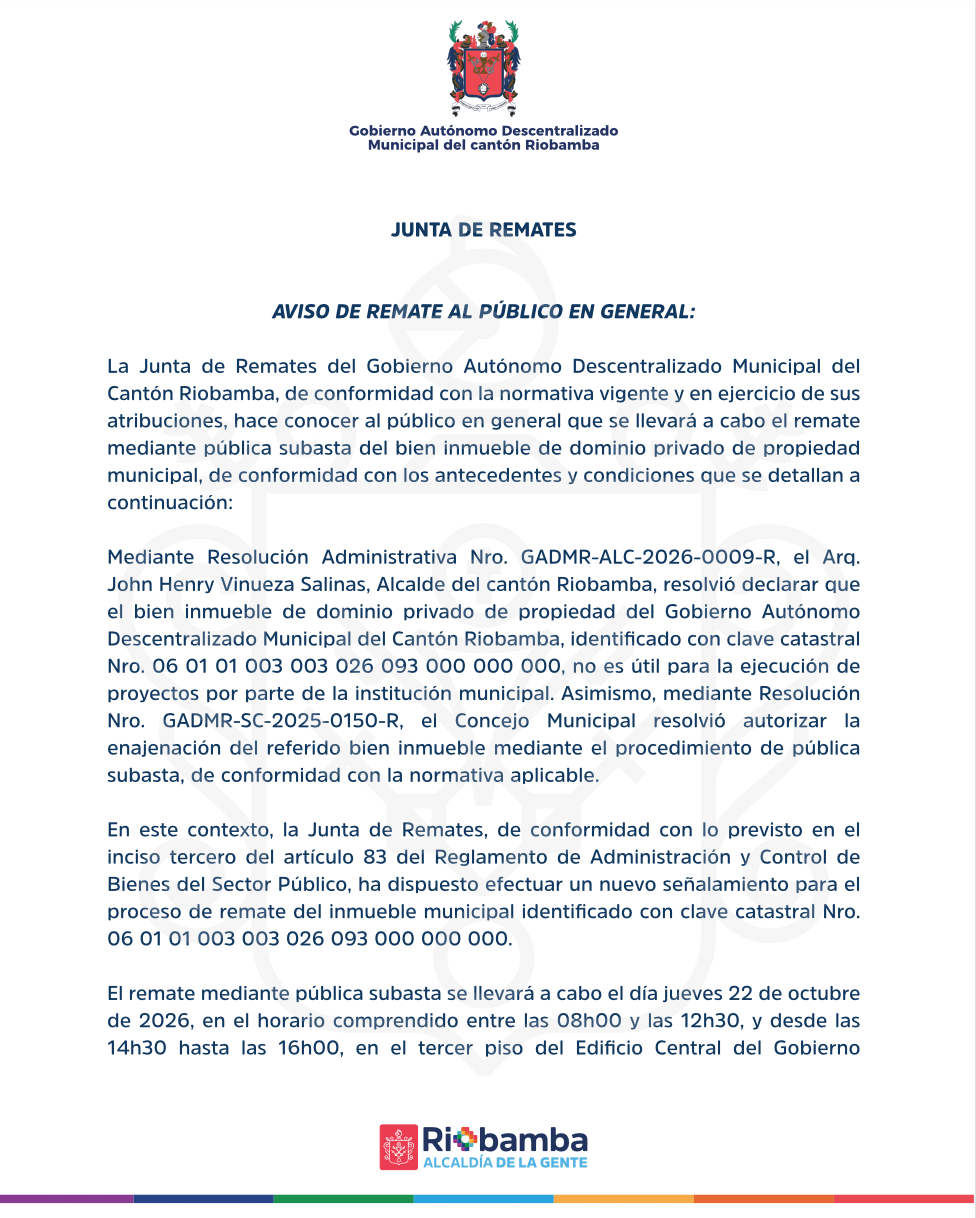 COMUNICADO - Bienes Montresco