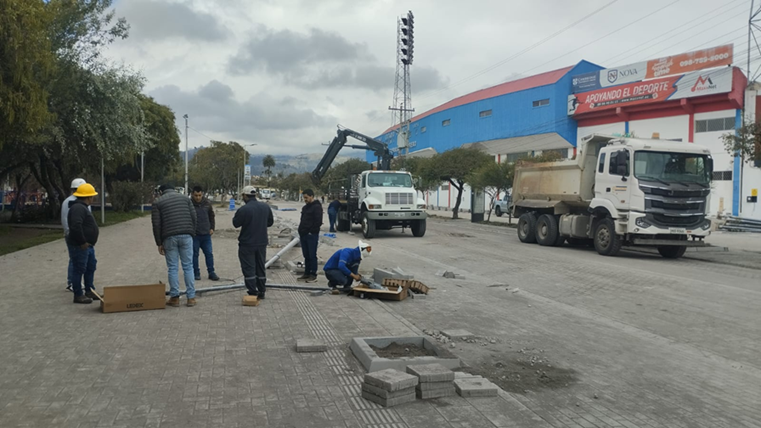 Avenida Carlos Zambrano entra en la etapa final de construcción