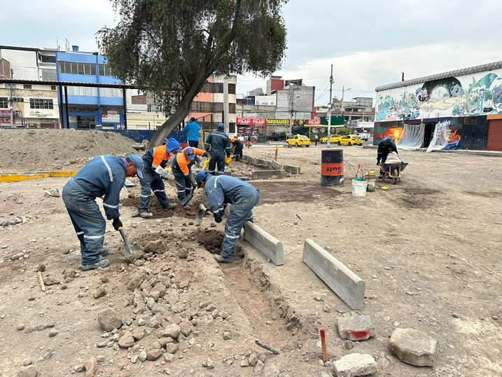La intervención del parque General Barriga alcanza un avance conjunto del 55%