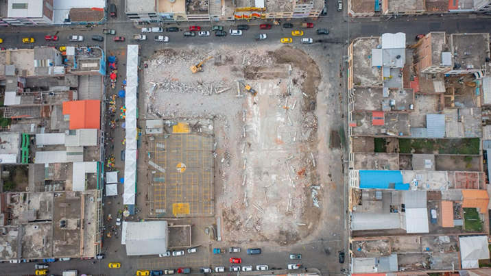 Avanza la construcción del nuevo mercado Plaza General Dávalos